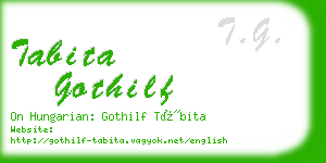 tabita gothilf business card